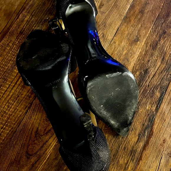 Nine West Black Heels with Stiletto Design and Ankle Straps - Picture 6 of 6